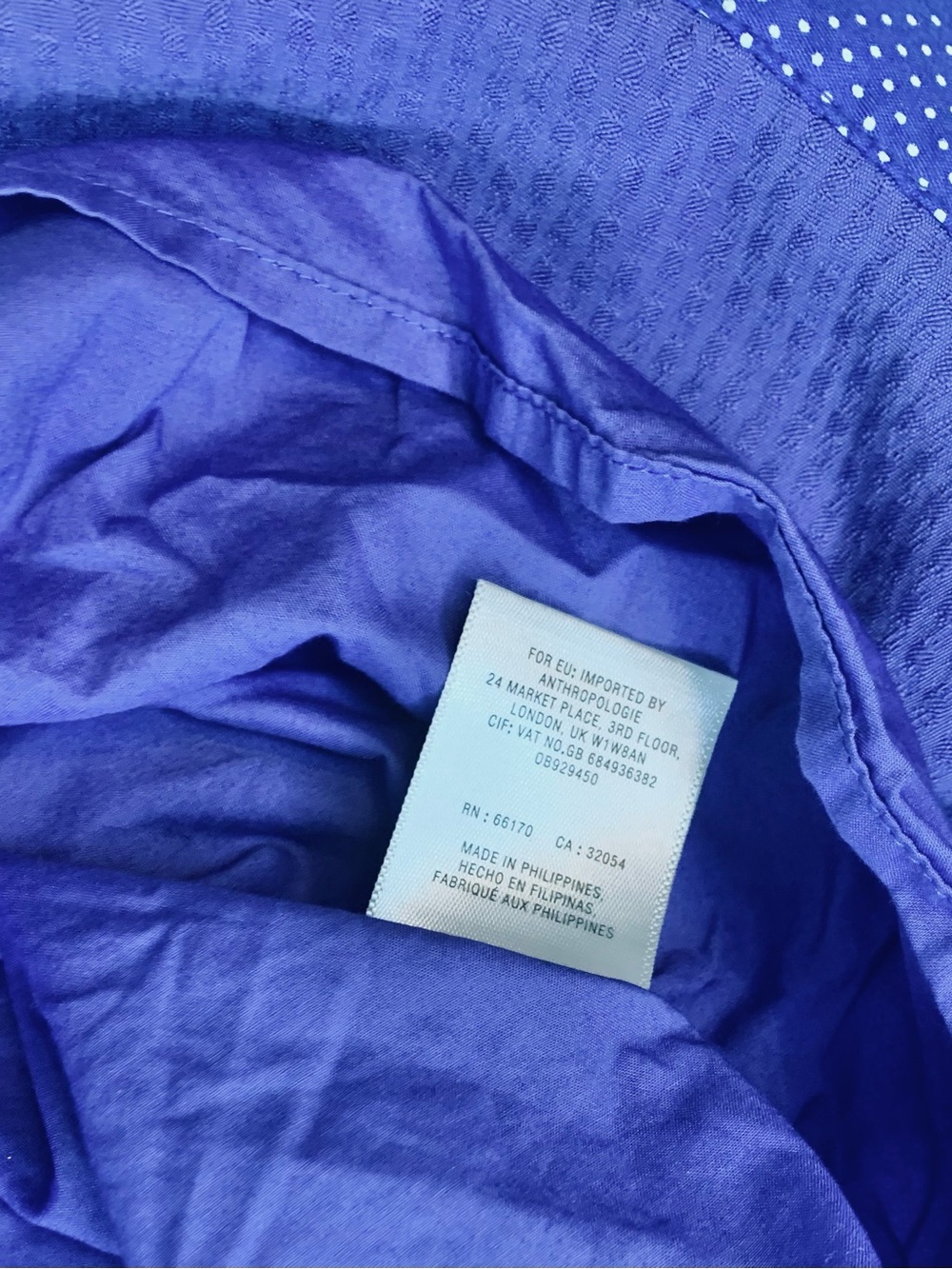 Anthropologie Maeve Women’s Blue Rosemary Euro Summer Midi Dress. Size 12 - Picture 13 of 14